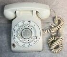VINTAGE 510 BELL WESTERN ELECTRIC WHITE CREAM DESK ROTARY PHONE SYSTEM RARE 