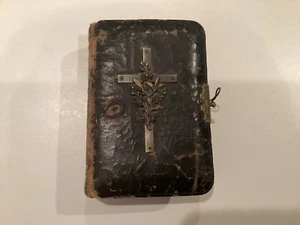 The Key of Heaven with Epistles and Gospels - Leather Cover/Metal Cross - 1899 - Picture 1 of 10