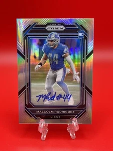 2022 Panini Prizm Silver Malcolm Rodriguez Rookie RC Auto #350 - Picture 1 of 2