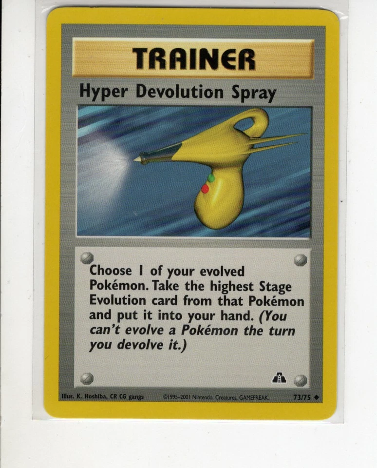 NEO DISCOVERY SET HYPER DEVOLUTION SPRAY TRAINER POKEMON CARD 73/75 EX/NM - Image 1 of 1