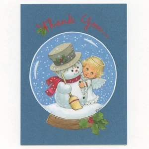 Unused Vintage 1999 MOREHEAD HOLLY BABES Current Thank You CHRISTMAS Card - Picture 1 of 6