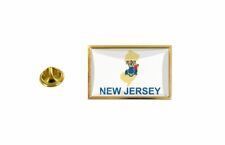 Anstecknadel Pin Abzeichen Anstecknadel Flagge Land Karte USA New Jersey
