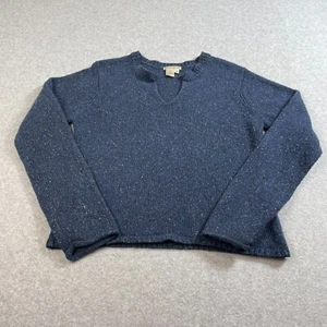 Royal Robbins Wool Sweater Woman M Blue Wool Blend Jumper Heritage Academia Prep - Picture 1 of 6