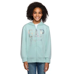 Gap Kids Full Zip French Terry Jacket Size XL 14-16 Green - Picture 1 of 6