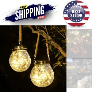 Solar Lantern 2-Pack for Garden & Patio - Weather-Resistant Decorative Lights - Picture 1 of 10