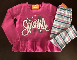 NWT Gymboree Girl Woodland Weekend Sparkle Sweater & Leggings Outfit 2T 3T 4T 5T - Picture 1 of 6