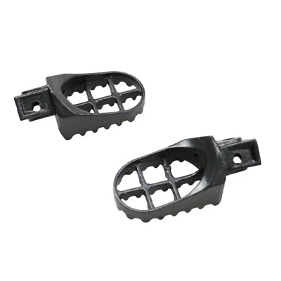 Pedales estriberas de acero gris para moto de cross Kawasaki KX65/80 KX85 KX100 1998-2012 Foto 1 de 4