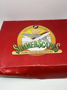 Vintage Frontier Airlines Summerscapes Oversized Board Game 1980s Promotional! - Picture 1 of 13