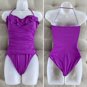 La Blanca Violet Purple One Piece Swimsuit 8