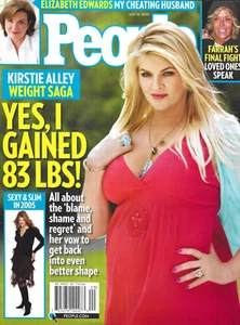 People Magazine Kirstie Alley Elizabeth Edwards Monica Seles Gilles Marini 2009 - Picture 1 of 12