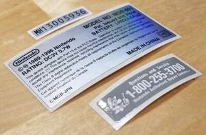 Nintendo GAME BOY POCKET MAINTENANCE, CONSOLE, SERIAL NUMBER LABELS BUNDLE PACK  - Picture 1 of 6