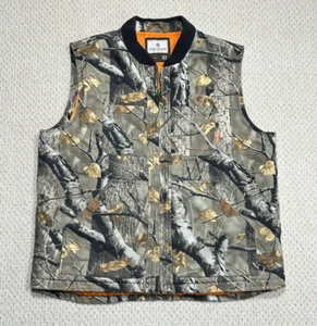 Legendary Whitetails Mens Canvas Trail Vest Size XL Timberline Camo Insulated - Picture 1 of 17