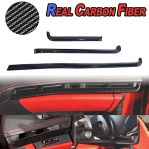 Console Dashboard Panel Trim Real Carbon Fiber For Corvette C8 Z51 Z06 2020-2024 - Picture 1 of 23