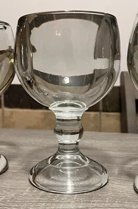 Heavy Bar Clear Glass Cocktail Goblet Beer Schooner 16 oz 7-3/8" Tall 3 lb - Picture 1 of 6