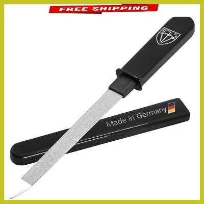 Lima de uñas de acero inoxidable hecha por Solingen - Granos finos y gruesos para la perfección Foto 1 de 4