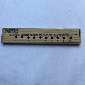 Brain Testers Wooden Peg Game Hysteria Vintage New Sealed Skill Knowledge - Picture 1 of 3