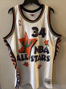 Hakeem Olajuwon 1995 Mitchell & Ness All Star Swingman Trikot, Neu, Gr. XL OT - Bild 1 von 12