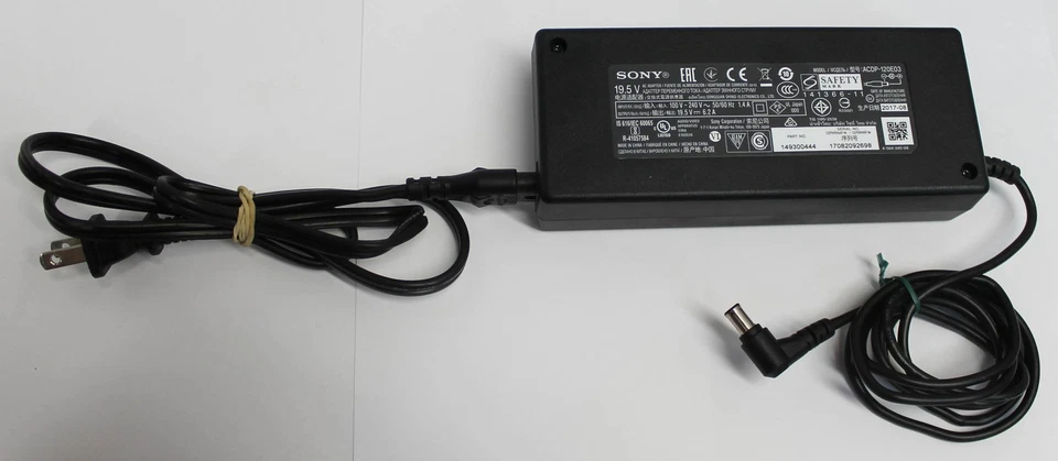 ACDP-120E03 SONY AC ADAPTER 19.5V 6.2A 120W "GRADE A" - image 1 of 1