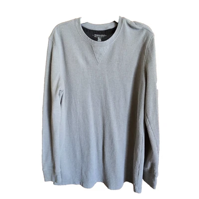 Cactus original brand thermal gray men's long sleeve shirt sz L - Image 1 of 4