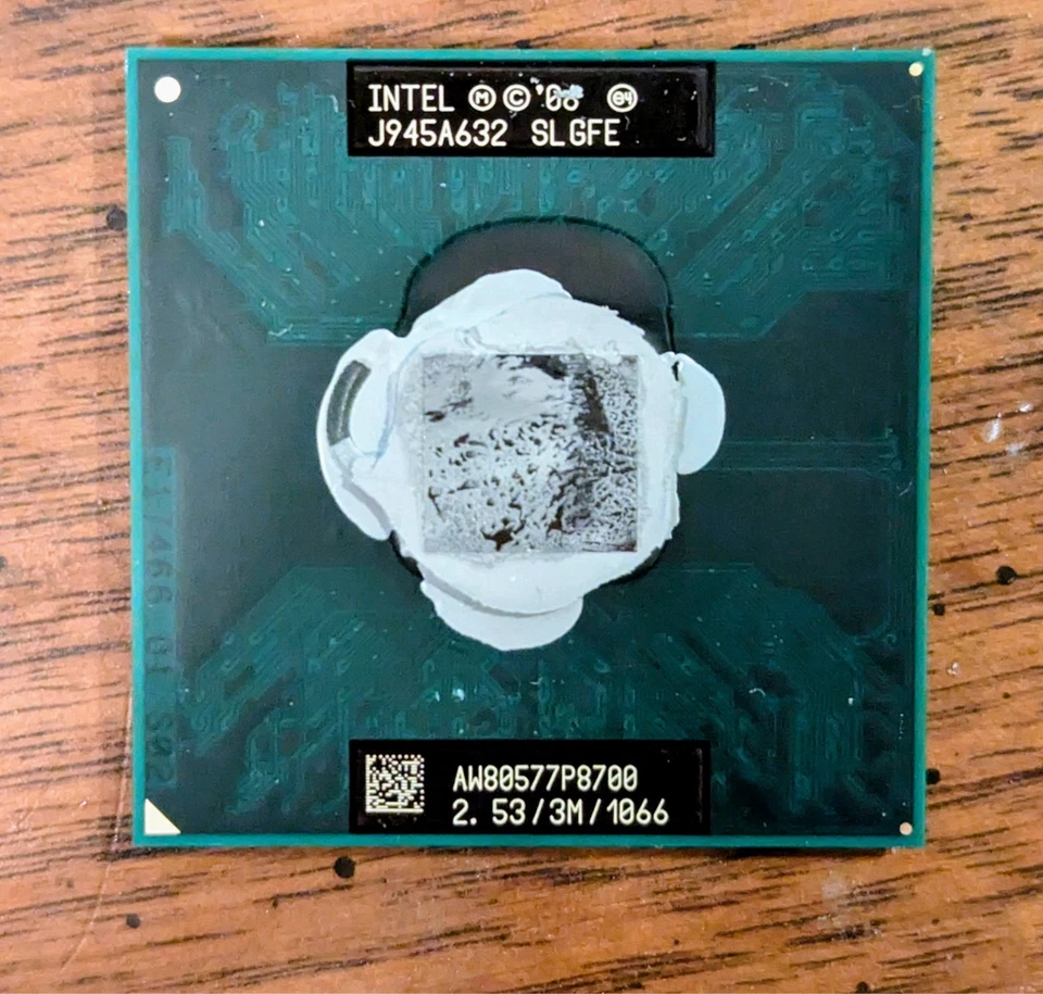 Procesador portátil SLGF5 Intel Core 2 Duo T6600 CPU móvil 2,2 GHz 2 MB 478 pines Foto 1 de 1