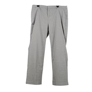 Pantalones informales para mujer Nine West Barely Bootcut gris a cuadros carrera negocios - Imagen 1 de 8