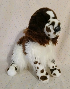 Douglas Springer Spaniel Brown White Puppy Dog Stuffed Animal Plush Toy 12" - Picture 1 of 9