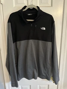 The North Face Men's Black and Grey Pullover Size XL - Picture 1 of 6