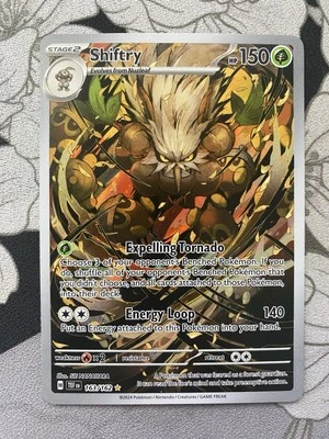 Shiftry 163/162 Sv05: Temporal Forces Near Mint Illustration Rare Holo - Image 1 of 2