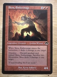 1x (420) Skoa, Embermage - RETRO FRAME MH3 MTG Modern Horizons 3 NM Magic Regula - Picture 1 of 2