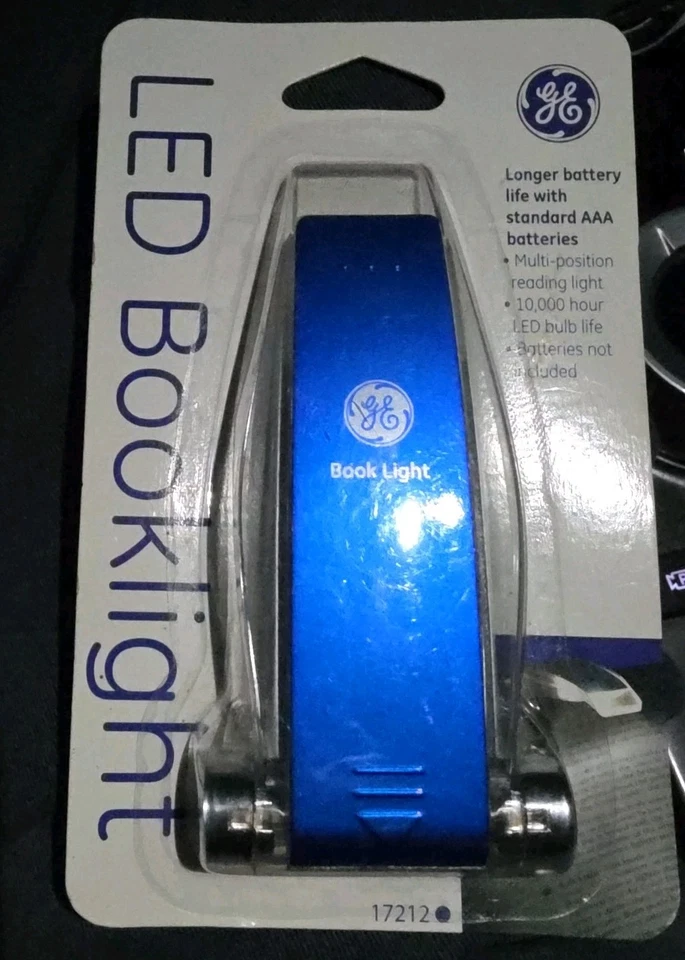 GE Book Light 10,000 hrs Bulb Reading Lights for Books in Bed New Sealed  — 第 1/2 张图片