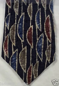 Haggar Clothing Co. NEW Men’s Silk Necktie Navy Design - Picture 1 of 1