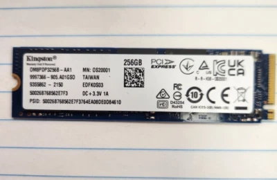 OM8PDP3256B-AA1 AN515-57-56FC Kingston 256GB PCIe SSD Drive - Image 1 of 2