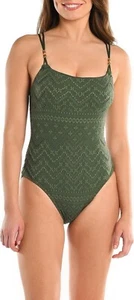 La Blanca Women's One Piece Swimsuit Lingerie Tummy Control Bathing Suit 14 - Picture 1 of 4