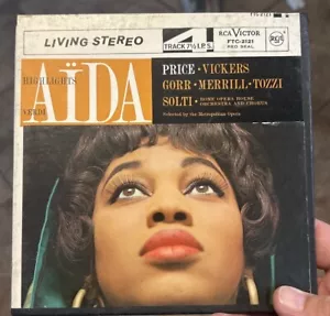 Verdi, Georg Solti (Conductor) - Aida Reel Tape 7.5 ips 4trk RCA Victor FTC-8005 - Foto 1 di 6