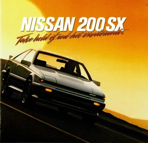 1987 Nissan 200 SX NBXE HBXE HBSE Deluxe Dealer Sales Brochure - Picture 1 of 1