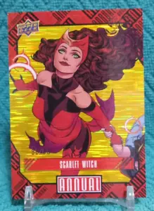 2023-24 UD Marvel Annual SCARLET WITCH Gold Linearity 86/88 #72 - Picture 1 of 4