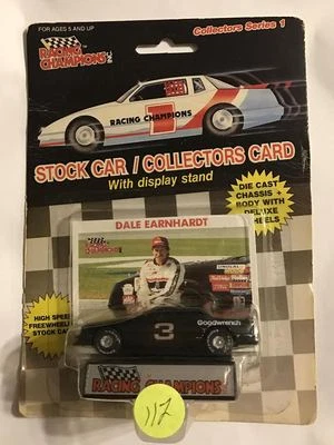 1989 #3 DALE EARNHARDT SERIES 1 - RUBBER TIRE -  NAME ON CARD  #112             - Image 1 of 2