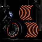 Orange Reflective Rim Stripe Wheel Tape  For Yamaha YZF R1 R6 FZ1 Decal Stickers