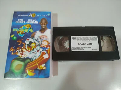 Space Jam Michael Jordan Bugs Bunny Joe Pytka - VHS Tape Español - Image 1 of 3