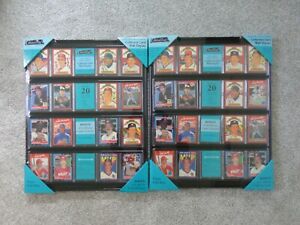 2 - Baseball Collector’s Card Wall Frames Display Holds 20 Cards 16 X 20 NEW
