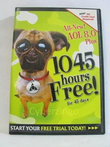 AOL 8.0 Install CD 1045 Hours Free Factory Sealed Vintage - Foto 1 di 3