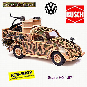 VW Käfer Pick-Up Piccolo Tank- E Instandsetzungsfahrzeug 1:87 Busch 42704