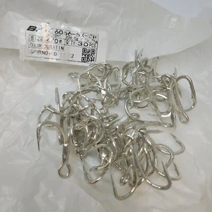 30pcs 4/0 6066-5X-CB BKK Fangs Black King Kong Treble Cutting Blade Fishing Hook - Picture 1 of 7