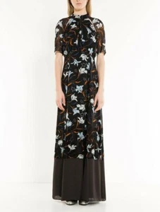 Vestito lungo Max&Co. Nero fiori tg. 40 - Foto 1 di 7