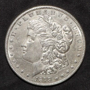 1878 S Morgan Dollar UNC DETTAGLI (R189) - Foto 1 di 2