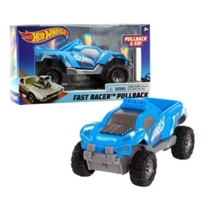 Hot Wheels BLUE DAWGZILLA Fast Racer Pullback Car - Picture 1 of 2