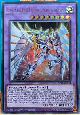 Yu-Gi-Oh! Elemental Hero Shining Neos Wingman - POTE-EN001 - 1st Edition - EN - Bild 1 von 2