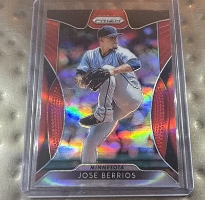 2019 Panini Prizm - Tier II José Berríos #175 Red Prizm - Image 1 of 2