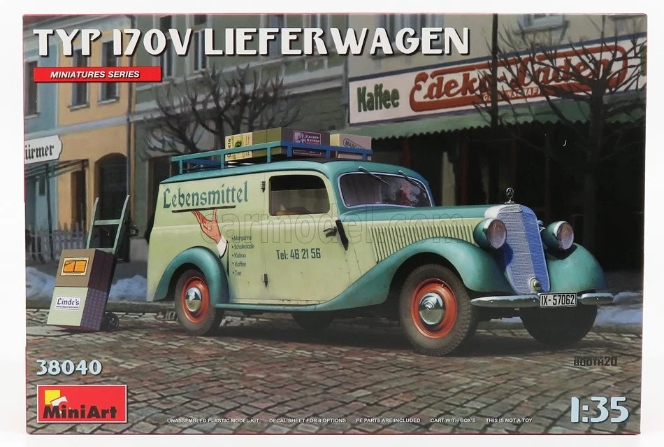 1/35 MINIART - MERCEDES BENZ - TYPE 170V LIEFERWAGEN 1935 38040 - Immagine 1 di 1