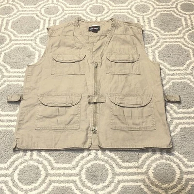 Woolrich Elite Series Tactical Vest Men’s Medium Tan Fishing Hunting Utility - Image 1 of 4